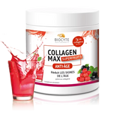 Biocyte Collagen Max Superfruits Anti-Aging. Vananemisvastane kollageenijoogipulber marjamaitseline 20x13g=260g