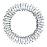 Invisibobble Slim Chrome Sweet Chrome. Juuksekummid hõbedane, läbipaistev 3tk