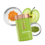 Nutriburst Food Supplement NutriGreens. Toidulisand puu-ja juurviljade toiteained vitamiinidega 60tk