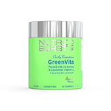 Nutriburst Food Supplement GreenVita. Toidulisand puu- ja juurviljade toiteained vitamiinidega 60tk
