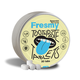 Fresmy Spearmint Toothpaste Tablets. Rohemündimaitselised hambapastatabletid 30tk