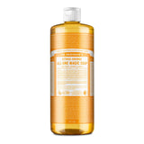 Dr. Bronner´s 18-In-1 Pure Castile Organic Liquid Soap Citrus-Orange . Orgaaniline vedelseep tsitrus-apelsin (erinevad suurused)