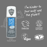 Salt of the Earth Men's Natural Deodorant Roll-On Pure Armour Vetiver & Citrus. Tsitruselõhnaline rulldeodorant meestele 75ml