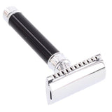 Edwin Jagger Double Edge Safety Razor, Black Handle. DE86BL Klassikaline raseerija must 1tk