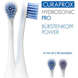 Curaprox Hydrosonic Pro Power Replacement Brush Heads 2Pcs. Elektrilise hambaharja tilgakujulised vahetusharjad 2tk