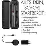 Curaprox Hydrosonic Black Is White Electric Toothbrush + Brush Heads 2Pcs. Elektriline hambahari must + vahetusharjad 2tk