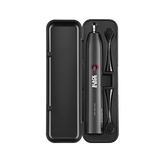 Curaprox Hydrosonic Black Is White Electric Toothbrush + Brush Heads 2Pcs. Elektriline hambahari must + vahetusharjad 2tk