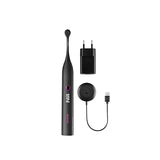 Curaprox Hydrosonic Black Is White Electric Toothbrush + Brush Heads 2Pcs. Elektriline hambahari must + vahetusharjad 2tk