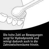 Curaprox Hydrosonic Black Is White Electric Toothbrush + Brush Heads 2Pcs. Elektriline hambahari must + vahetusharjad 2tk