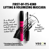 NYX Professional Makeup On The Rise Volume Liftscara Black. Volüümi lisav ripsmetušš matt must 10ml