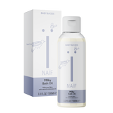 Naïf Baby & Kids Milky Bath Oil With Natural Cottoseed Oil. Piimjas vanniõli puuvillaseemneõli ja kummeliga beebidele/lastele 100ml