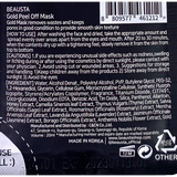Beausta Gold Peel Off Mask, Deep Cleansing. Poore sügavpuhastav kilemask kullaga 20ml