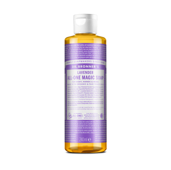 Dr. Bronner´s 18-In-1 Pure Castile Organic Liquid Soap Lavender . Orgaaniline vedelseep lavendel 240ml
