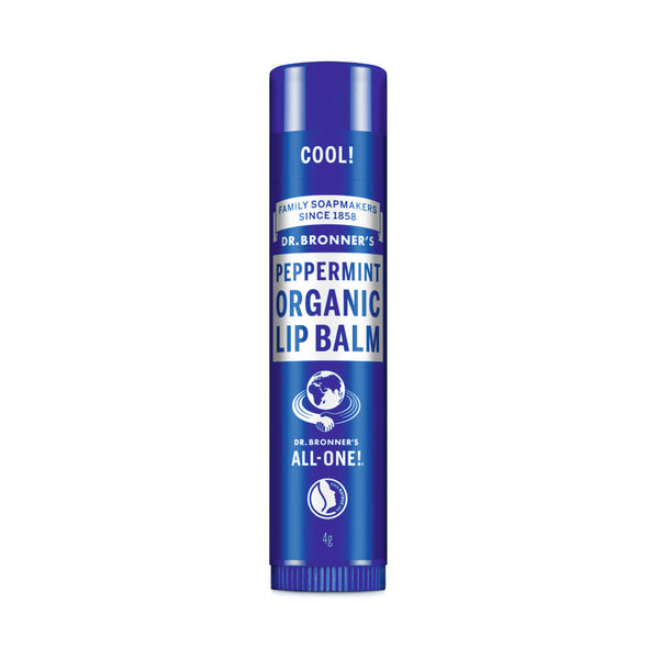 Dr. Bronner´s Organic Lip Balm Peppermint. Orgaaniline huulepalsam piparmünt 4g