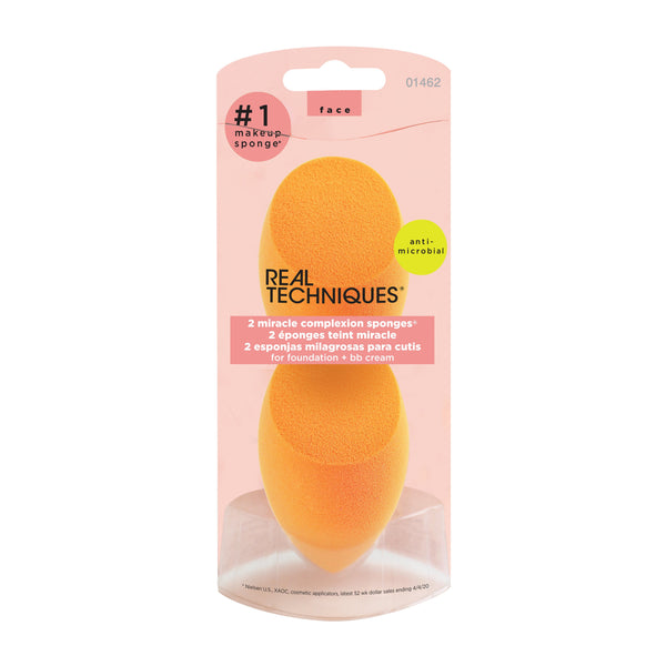 Real Techniques 2 Miracle Complexion Sponges For Foundation+BB Cream. Meigišvammide komplekt 2tk