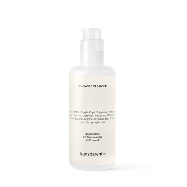 Transparent Lab Oil-Based Cleanser. Õlibaasil meigieemaldaja (erinevad suurused)