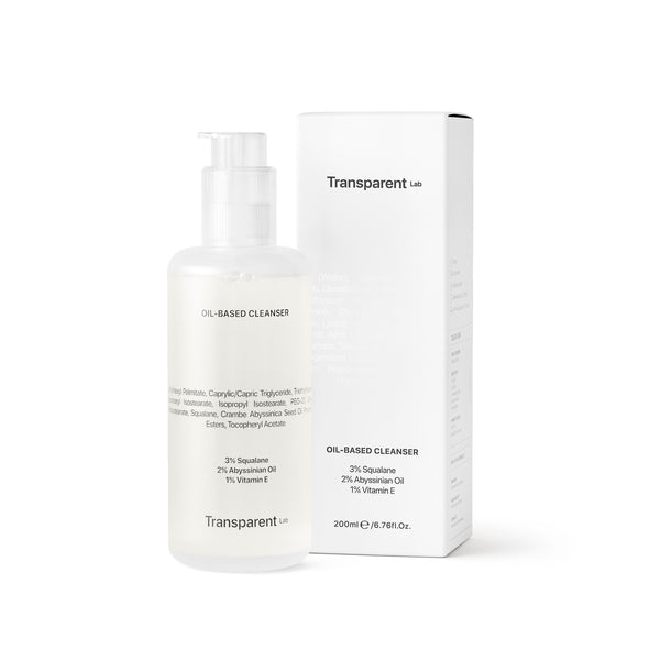 Transparent Lab Oil-Based Cleanser. Õlibaasil meigieemaldaja (erinevad suurused)