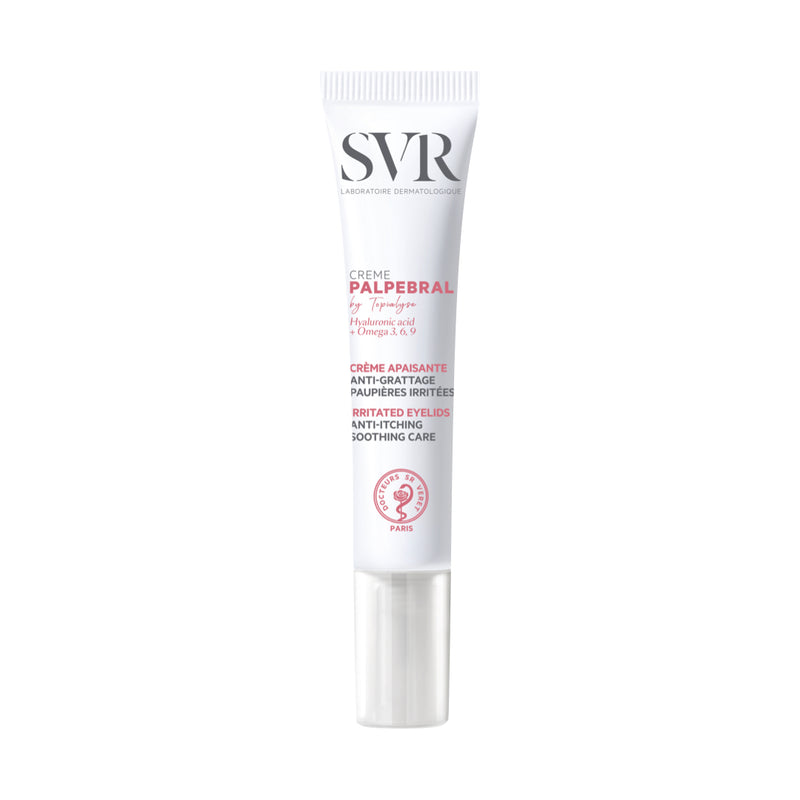 SVR PALPEBRAL By Topialyse CREME. Irritated Eyelids, Anti-Itching Soothing Cream. Rahustav kreem silmalaugudele 15ml