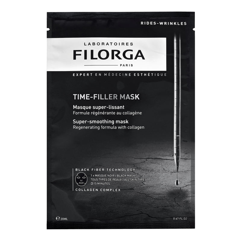 Filorga TIME-FILLER MASK Super-Smooting, Regenerating Formula With Collagen. Kortsudevastane lehtmask kollageeniga kõikidele nahatüüpidele 1tk