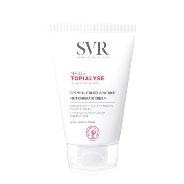 SVR TOPIALYSE MAINS. Nutri Repair Hand Cream. Toitev kätekreem kuivale, lõhenenud nahale 50ml