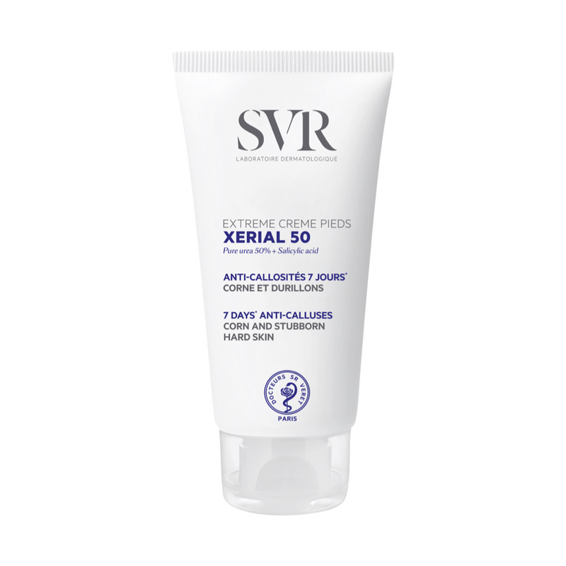 SVR XERIAL 50 EXTREME CREME PIEDS. 7 Days Anti-Calluses Corn And Stubborn Pure Urea. 50% uureaga intensiivne jalakreem sarvestunud naha pehmendamiseks 50ml