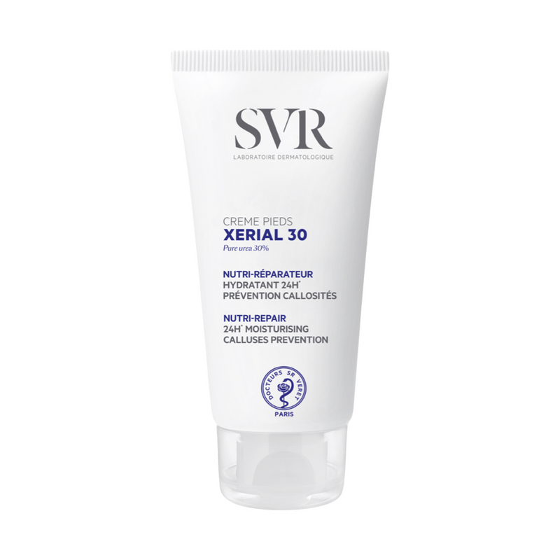 SVR XERIAL 30 CRÈME PIEDS. Nutri-Repair 24H Moisturising Calluses Prevention Pure Urea. 30% uureaga jalakreem konnasilmade vastu 50ml