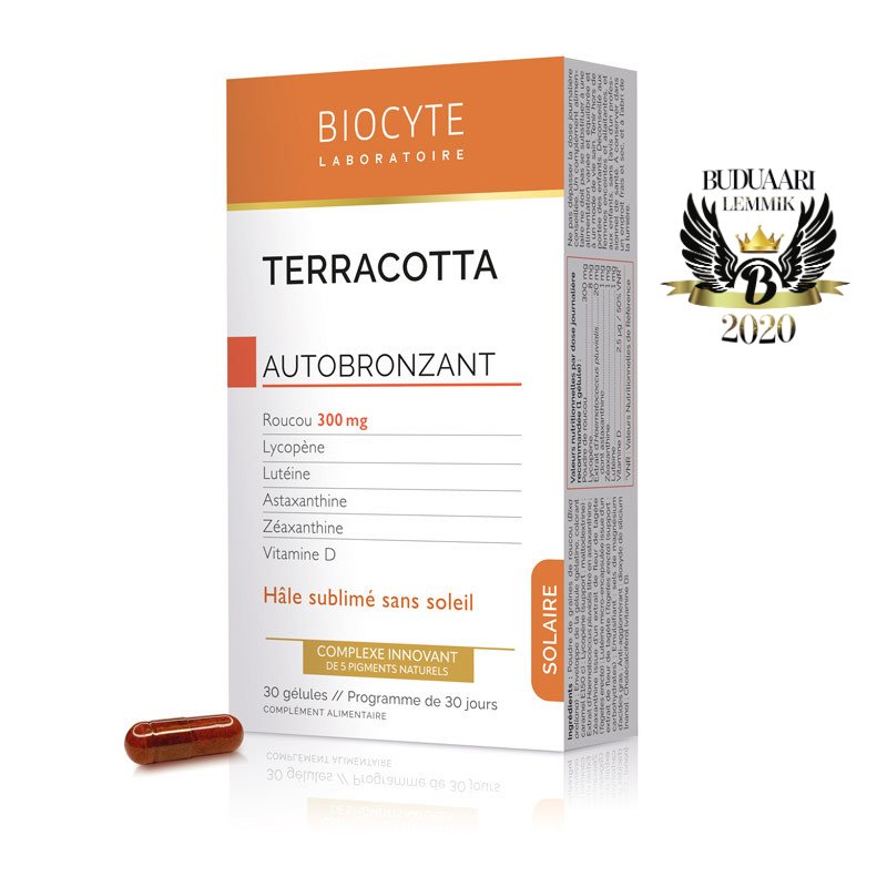 Biocyte Terracotta Cocktail Self Tanner. Jumet andvad isepruunistavad kapslid 30 kapslit=24,7g