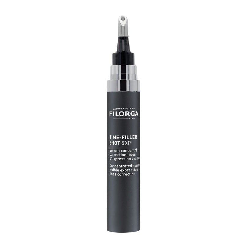 Filorga TIME-FILLER SHOT 5 XP Concentrated Serum Visible Expression Lines Correction. Kohese toimega geeljas seerum miimikakortsude vastu 15ml