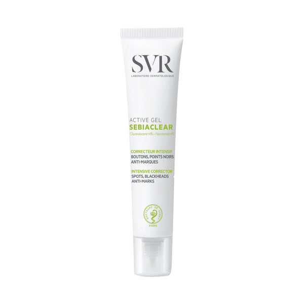 SVR SEBIACLEAR ACTIVE GEL. Intensive Corrector Sports, Blackheads, Anti-Marks. Intensiivse toimega kreem vistrike, komedoonide, armide vastu 40ml