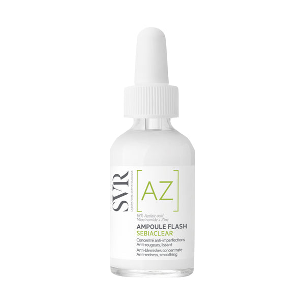 SVR SEBIACLEAR AMPOULE [AZ] FLASH. Anti-Blemishes Concentrate Anti-Redness, Smoothing. Kontsentreeritud aselaiinhappeseerum 30ml