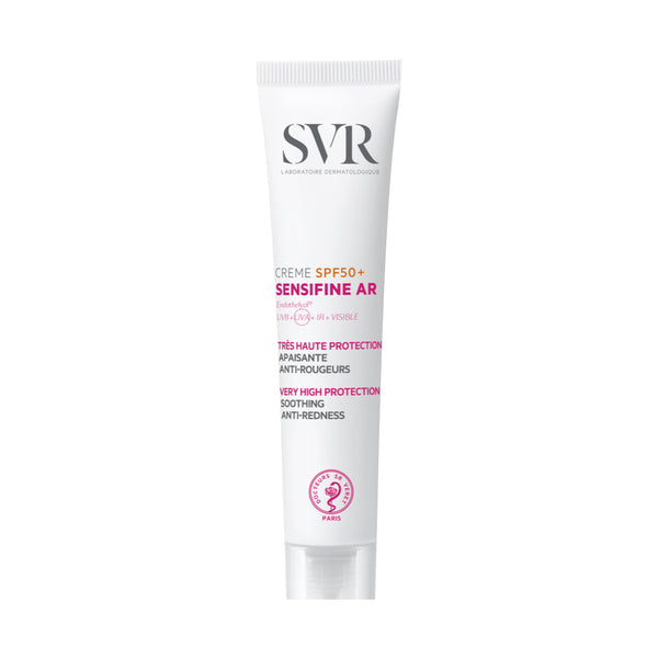 SVR SENSIFINE AR CREME SPF50+. Very High Protection Soothing, Anti-Redness. Päikesekaitsega kreem väga tundliku, punetava nahaga näole 40ml