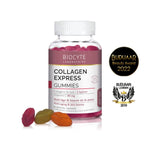 Biocyte Collagen Express Gummies, Anti-Aging Skin Beauty. Vananemisvastased kummikommid kollageeni ja C-vitamiiniga 45 kommi=135g