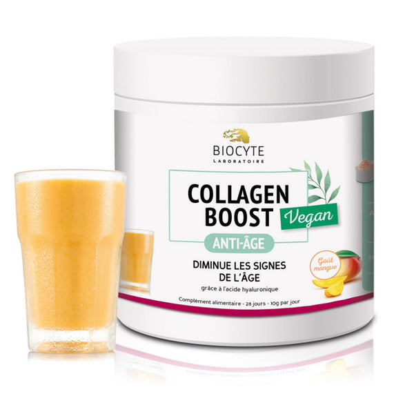 Biocyte Collagen Boost Anti-Aging, Vegan. Vananemisvastane pulber toetamaks kollageeni sünteesi 28gx10=280g