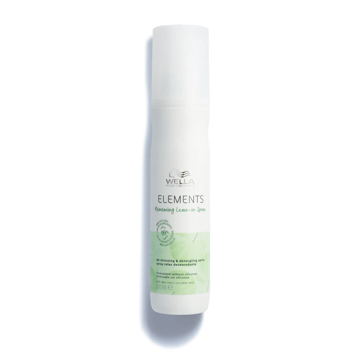 Wella Professionals Elements Renewing Leave-In Spray. Uuendav pähejäetav juuksesprei, 99% looduslikku päritolu koostisaineid, ei sisalda silikoone, aloe veraga. 150ml