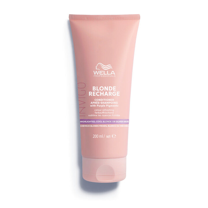 Wella Professionals Invigo Blonde Recharge Cool Color Refreshing Conditioner. Jahedat blondi värskendav palsam 200ml