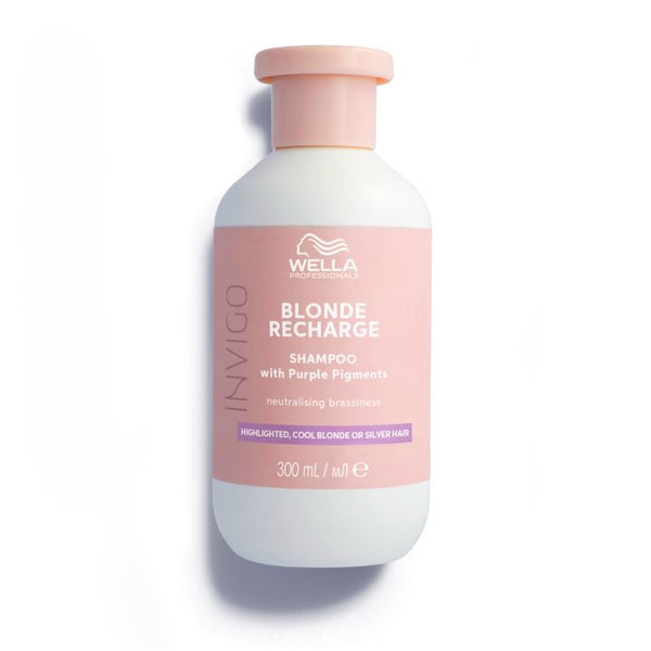 Wella Professionals Invigo Blonde Recharge Cool Neutralizing Shampoo. Jahedat blondi värskendav šampoon 300ml