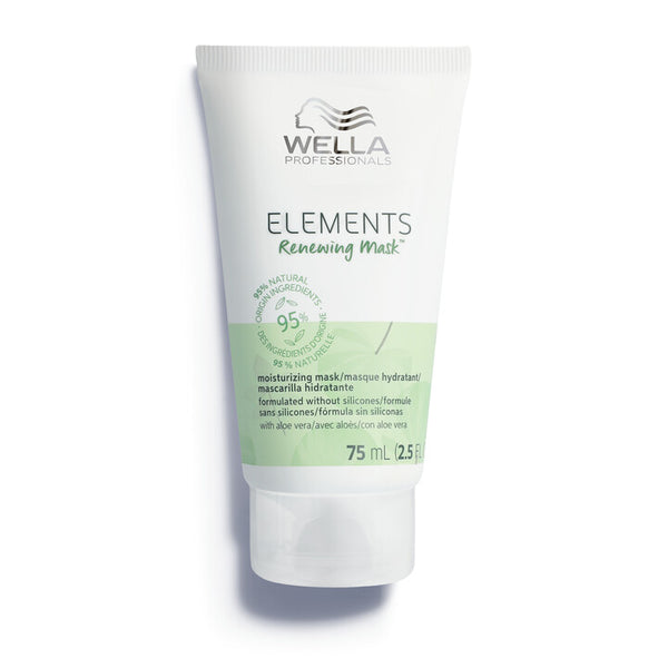 Wella Professionals Elements Renewing Mask. Uuendav ja niisutav juuksemask, 95% looduslikku päritolu koostisaineid, ei sisalda silikoone, aloe veraga. 75ml