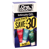 One Touch Intimate Gel Mix Pack. Lubrikant geel mix pakend 3x30ml
