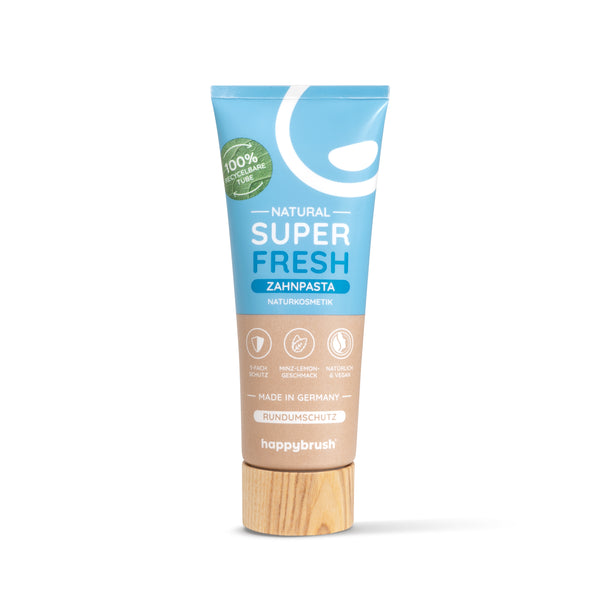 HappyBrush SuperFresh Toothpaste. Värskendav looduslik hambapasta 75ml