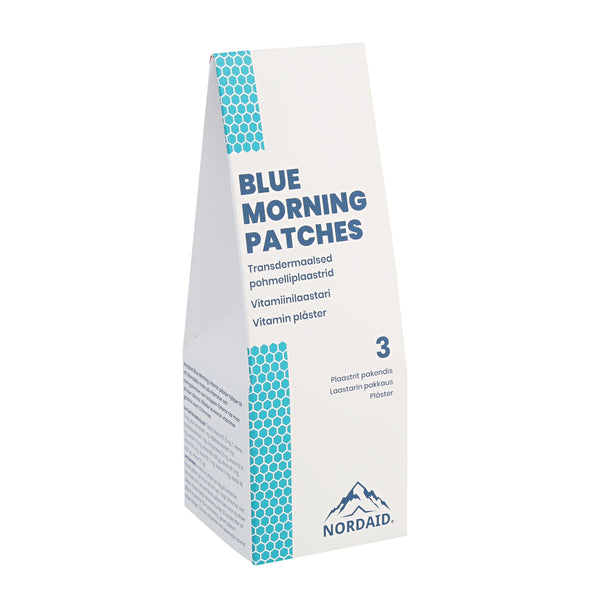 Nordaid Blue Morning Patches. Transdermaalsed pohmelliplaastrid 3tk