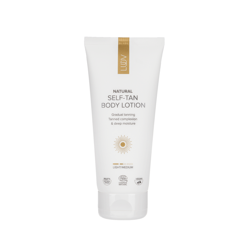 LUUV Self-Tan Body Lotion Gradual Tanning Light/Medium COSMOS. Isepruunistav niisutav kehakreem hele/keskmine 200ml