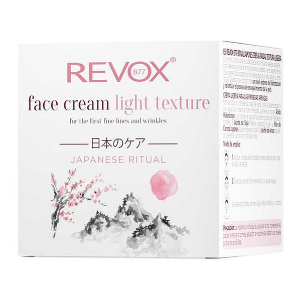 Revox Japanese Ritual Face Cream Light Texture, Fine Lines And Wrinkles. Niisutav vananemisvastane näokreem 50ml