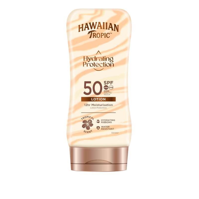 Hawaiian Tropic Silk Hydration Protective Sun Lotion SPF50. Niisutav päevitusemulsioon 180ml