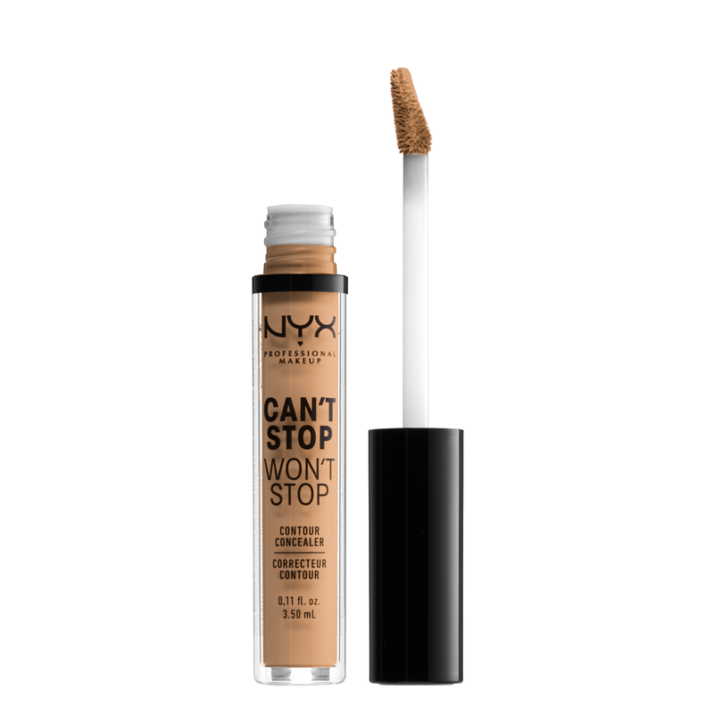 NYX Professional Makeup Can’t Stop Won’t Stop Contour Concealer. Tugevalt pigmenteeritud kontuurimis- ja peitekreem 3.5ml (erinevad toonid)