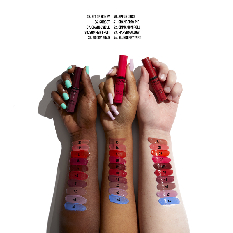 NYX Professional Makeup Butter Gloss Lip Gloss Sorbet. Mittekleepuv huuleläige 8ml