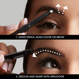 NYX Professional Makeup Fill & Fluff Eyebrow Pomade Pencil Clear. Mitmeotstarbeline kulmupumat 0.2g