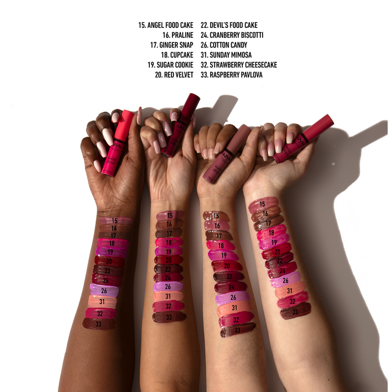 NYX Professional Makeup Butter Gloss Lip Gloss Strawberry Cheesecake. Mittekleepuv huuleläige 8ml
