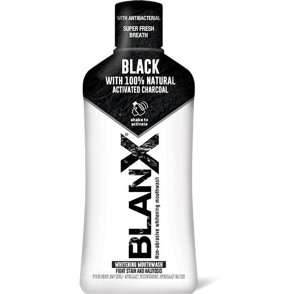 Blanx Black Whitening Mouthwash Fight Stain And Halitosis. Valgendav ja antibakteriaalne suuvesi 500ml