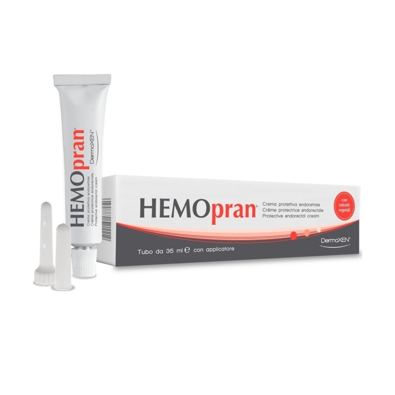 Dermoxen Hemopran Protective Endorectal Cream. Kaitsev endorektaalkreem aplikaatoriga hemorroididele 35 ML