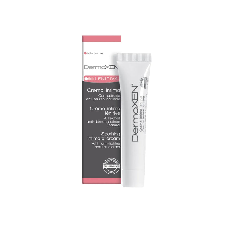Dermoxen Lenitiva Soothing Intimate Cream. Itch Relief. Rahustav sügelusvastane intiinkreem 20 ML